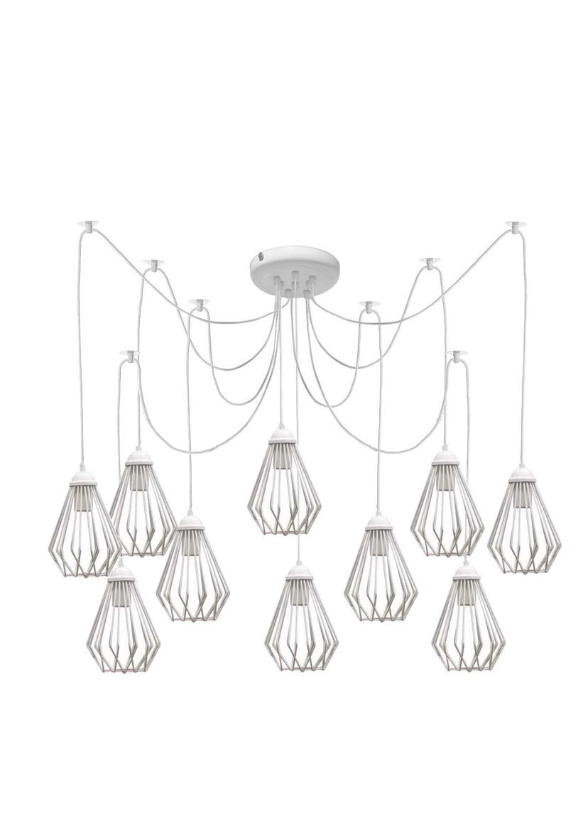 Люстра-павук на десять плафонів Silvia NL 05371-10 W MSK Electric (325882554)