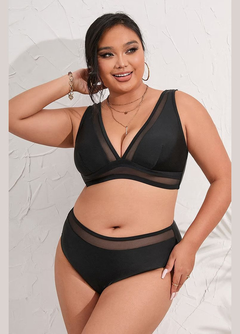 Чорний літній купальник CUPSHE