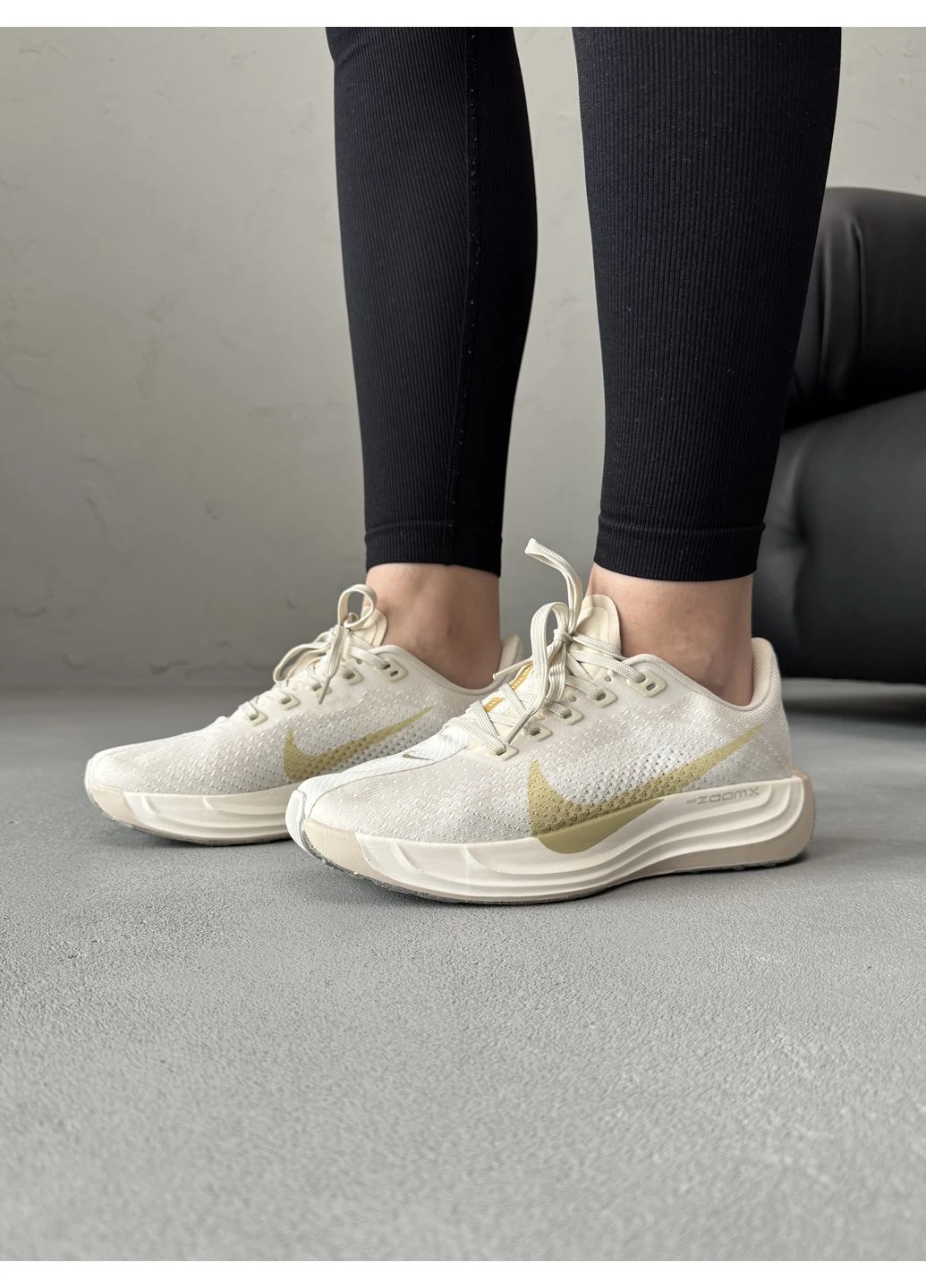 Белые демисезонные кроссовки мужские nike air pegasus rorunning beige/white найк пегасус белые No Brand