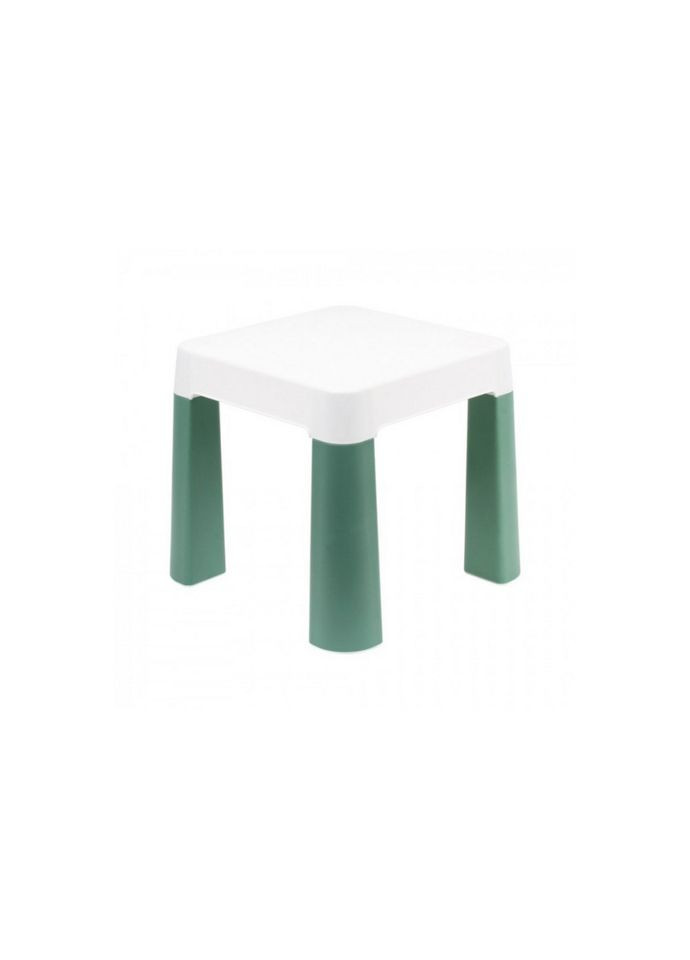 Детский табурет 0884TXK, бело-зеленый, до 75 кг 32 х 32 х 28 см ТехноК (316269812)