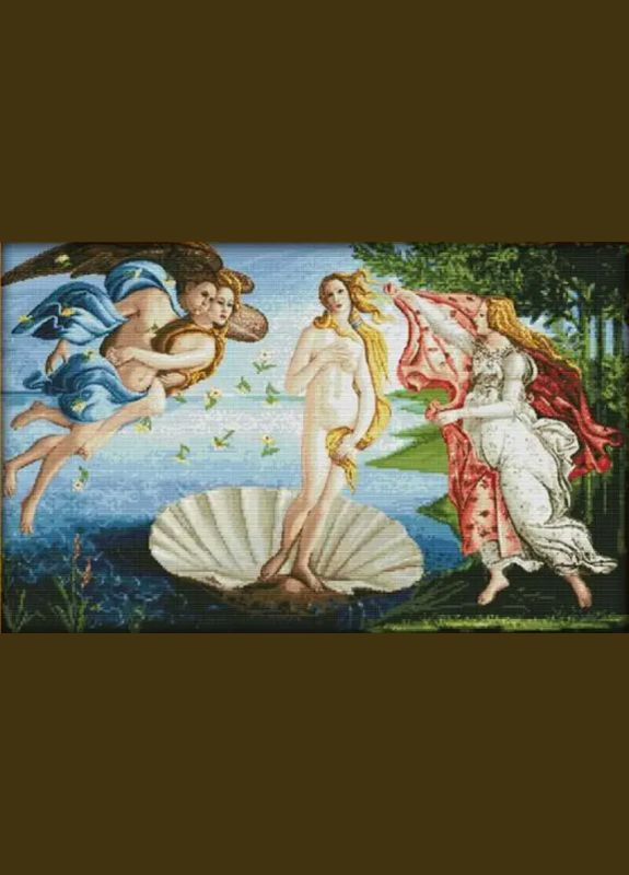 Набір для вишивання за нанесеною на канву схемою"The Birth of Venus". AIDA 14CT printed 110*71 см Joy Sunday (313613177)