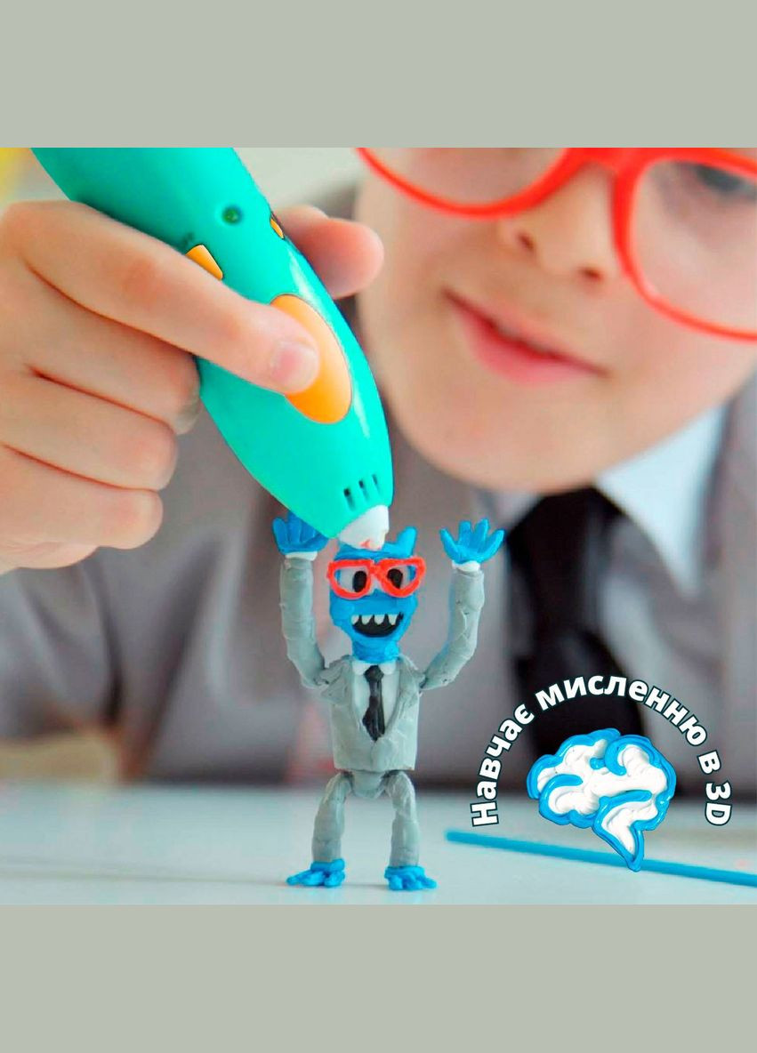 Набір стрижнів для 3D-ручки Мікс (75 шт.: жовтогарячий, жовтий, зелений) 3Doodler Start (346268380)