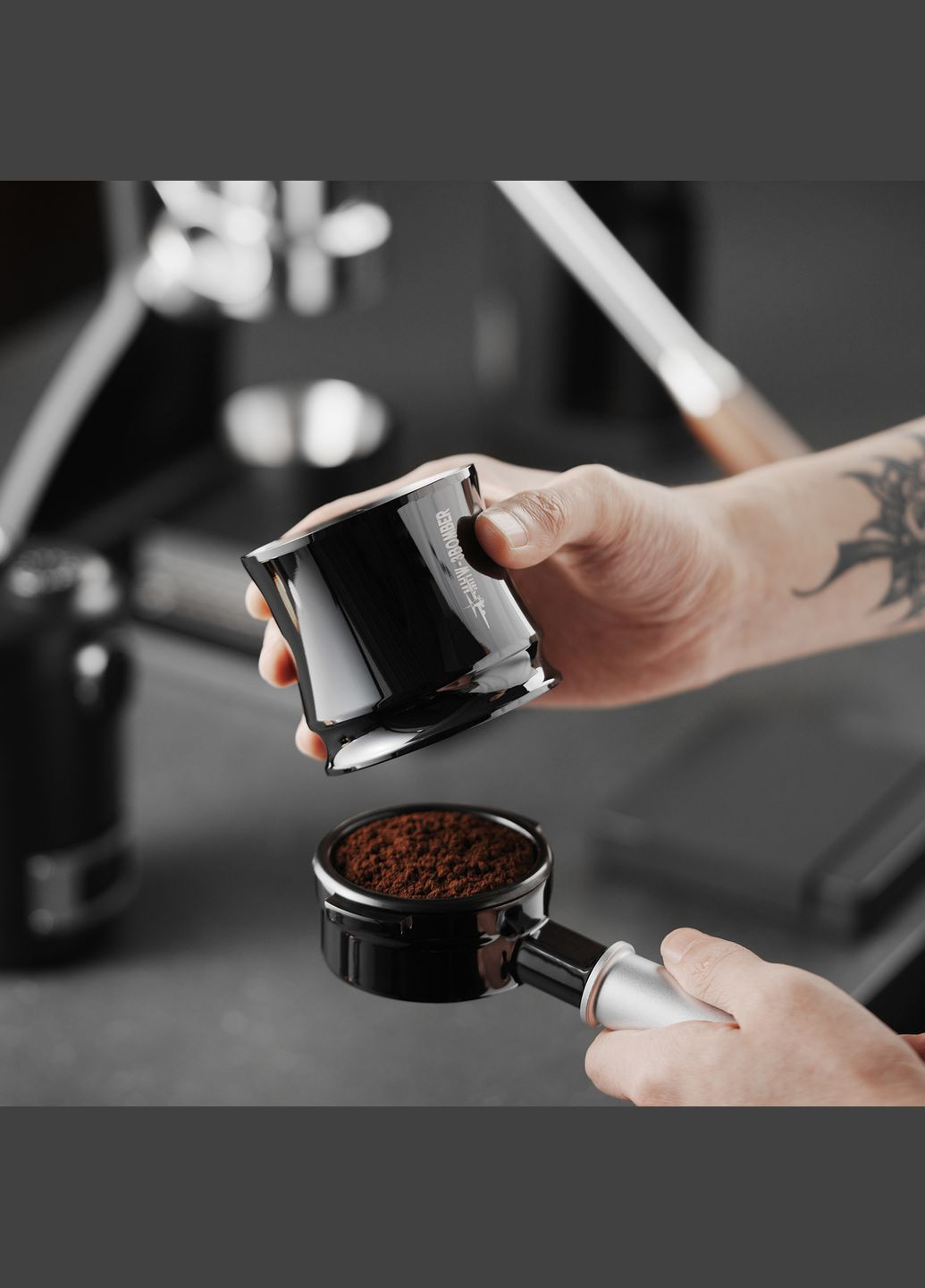 Дозувальна воронка для кави 58 мм FlowLight Series Blind Shaker Золота (DR7029G-OS) MHW-3BOMBER (366653295)