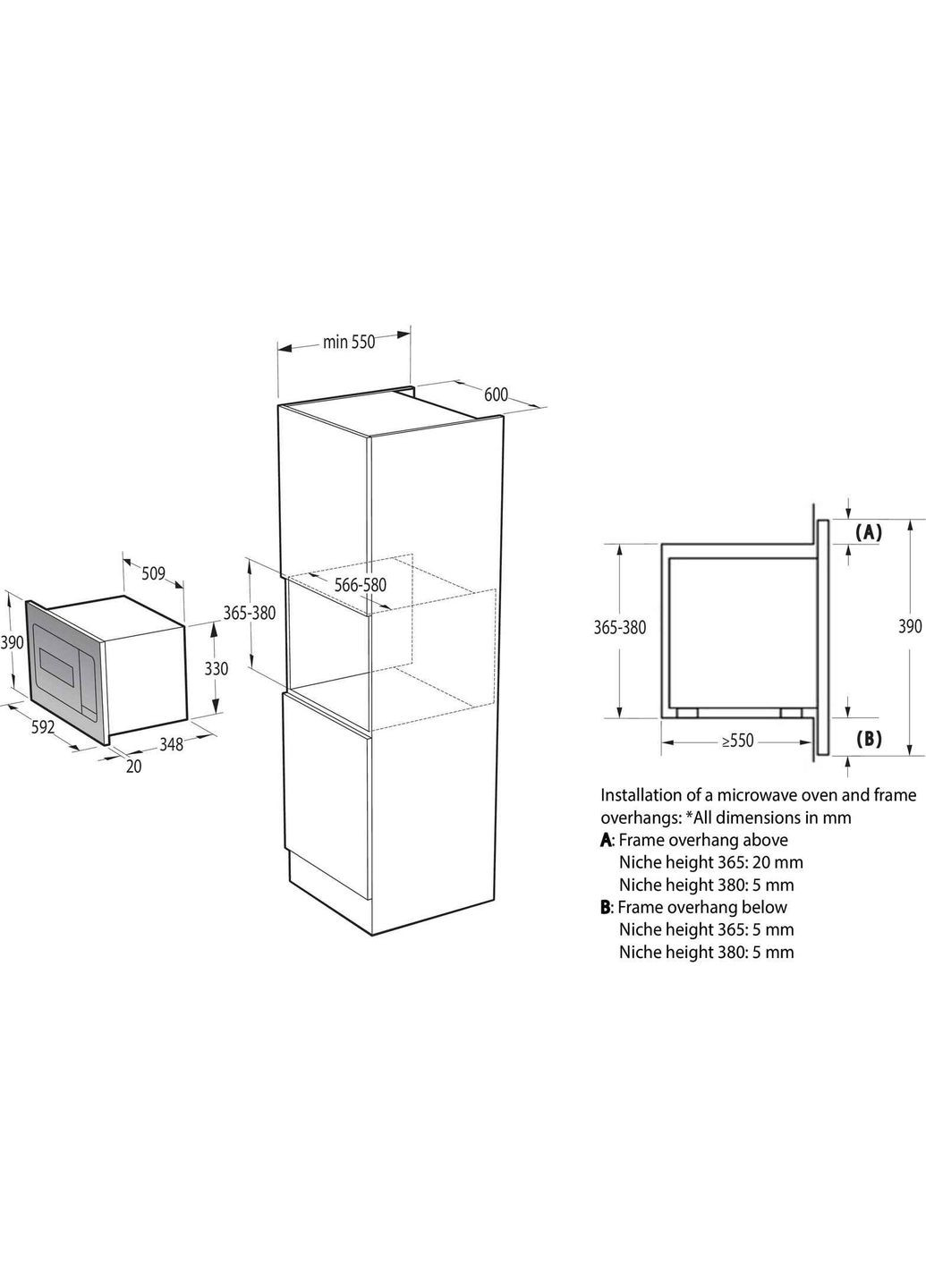 Вбудована мікрохвильова піч Simplicity BM235G1SYW Gorenje (367057242)