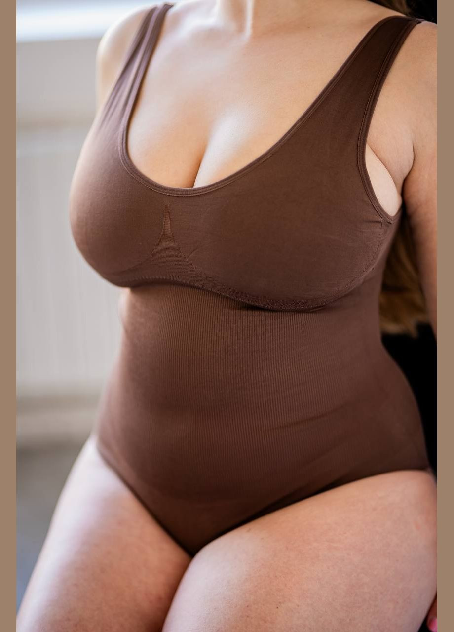 Боди женский утягивающий на широких бретелях корректирующий No Brand (340668758)