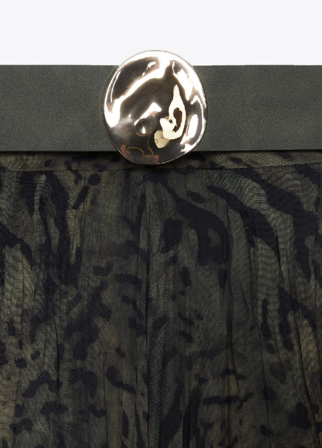 Разноцветная с анималистичным узором юбка Zara