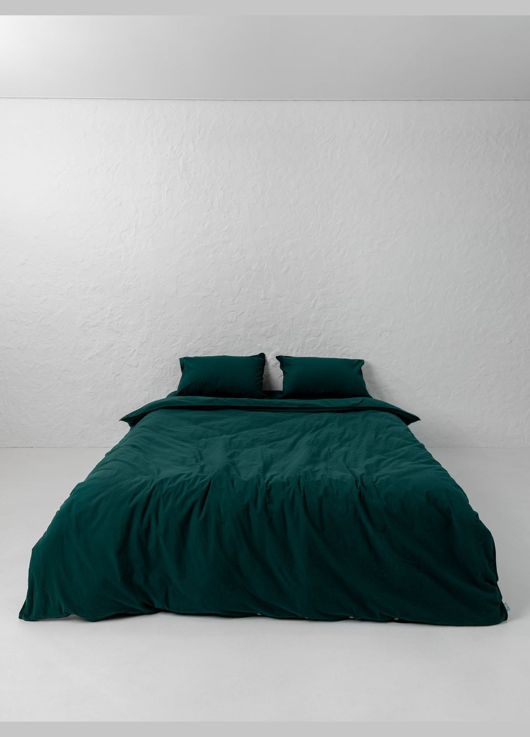 Комплект білизни із вареної бавовни Smaragd сімейний, Простирадло з резинкою 180х200 Leglo (300370533)