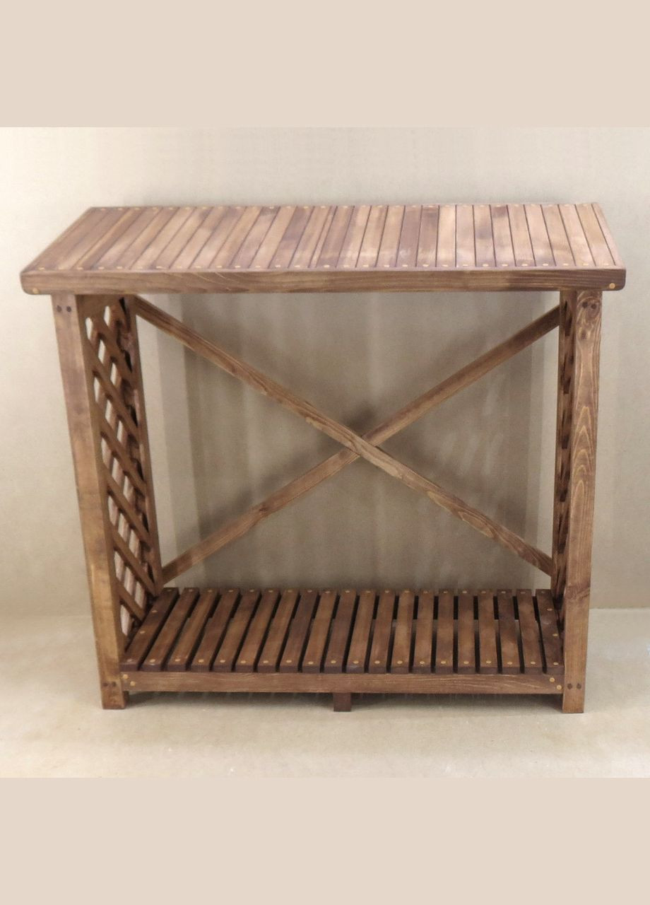 Дровниця дерев'яна з дерева Глазго мускат (ДРВ-000207) No Brand (328959917)