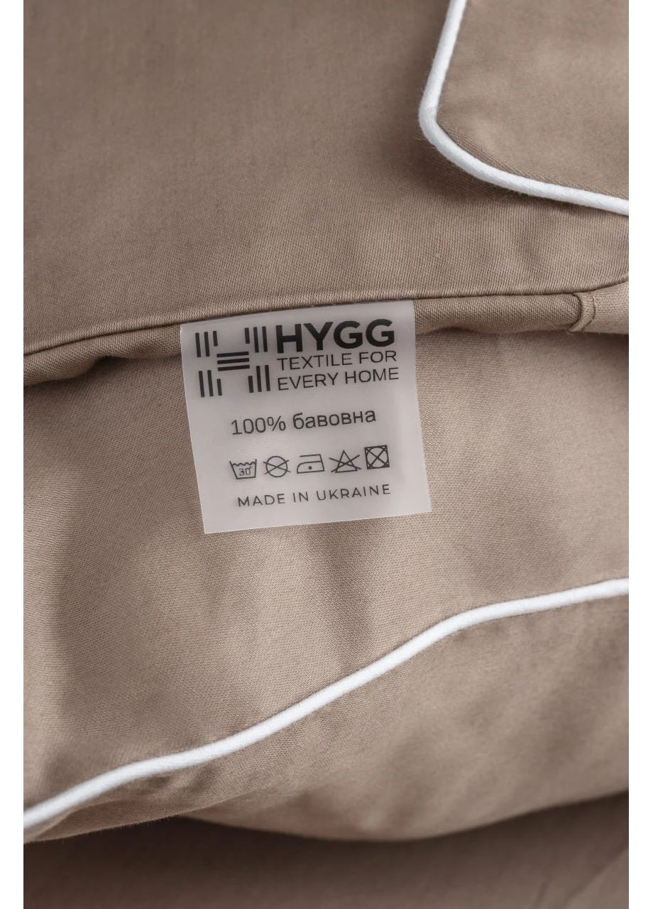 Семейный комплект постельного белья на резинке с кантом HYGG (368830535)