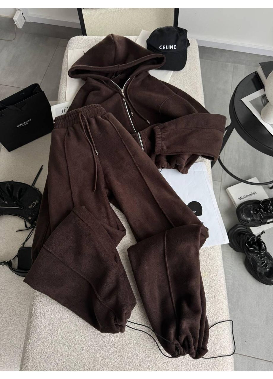 Женский спортивный костюм на флисе No Brand (368653163)