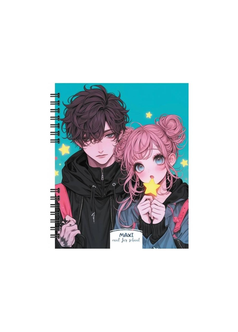 Блокнот В5, 60 страниц в клетку, пластиковая обложка Anime MX26306 Maxi (342745205)