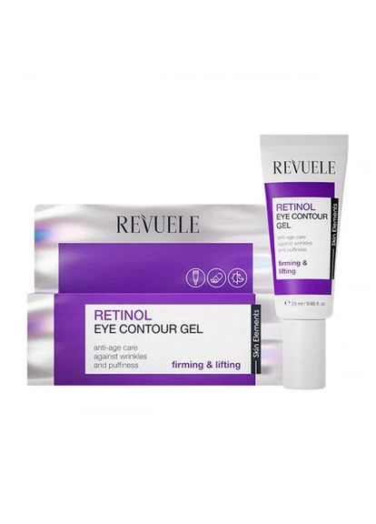 Омолаживающий гель для кожи вокруг глаз Retinol, 25 мл REVUELE (377980685)