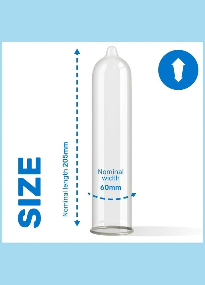 Презервативи King Size condoms 60,мм,За 6 шт Pasante (289868782)