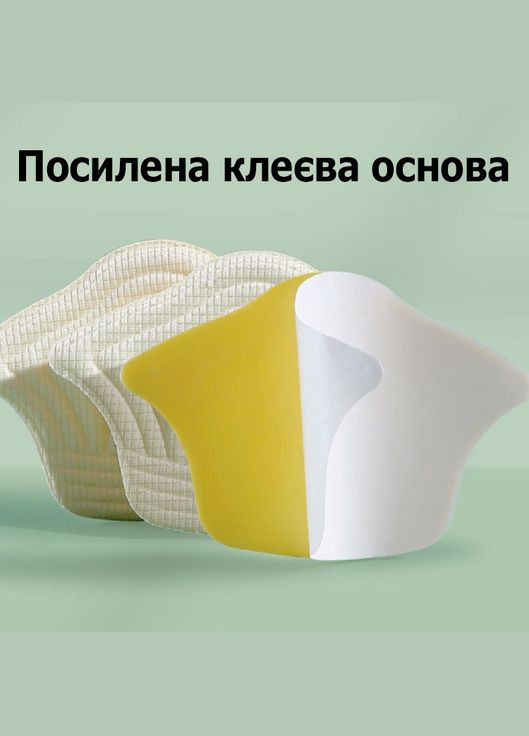 Светлые вкладыши в обувь на пятку для уменьшения размера и от натирания белого цвета 10мм No Brand (314808483)