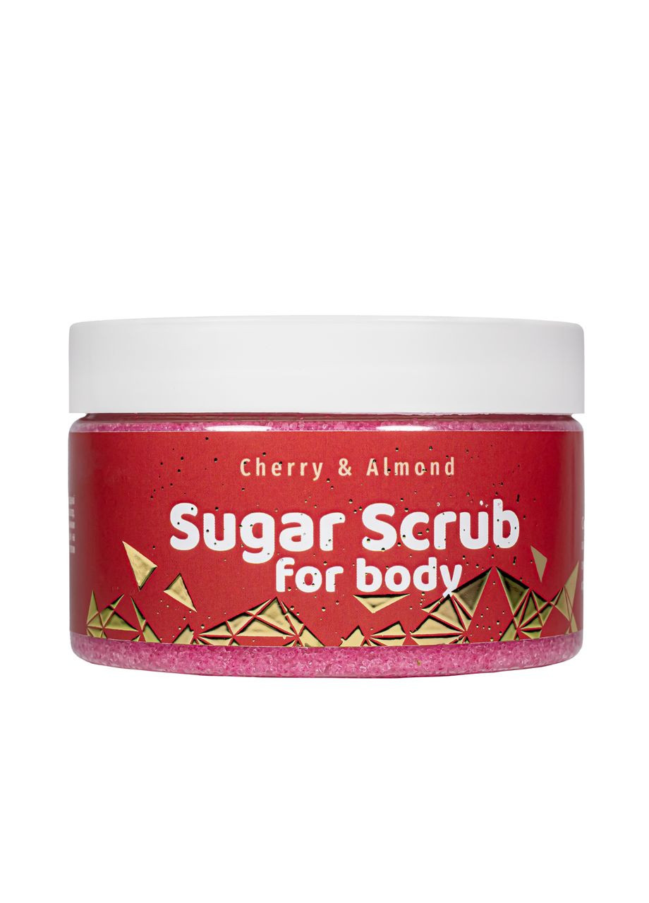 Сахарный скраб для тела "Вишня и миндаль" с кокосовым маслом 250 мл Top Beauty (351856642)