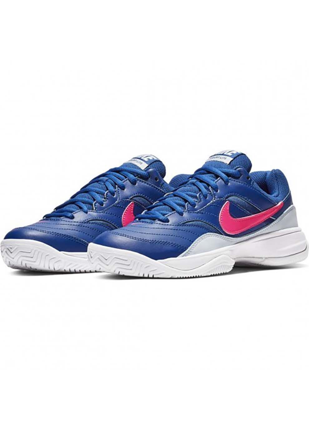 Кроссовки женские Court Lite clay blue/pink Nike синие демисезоны (367592414)