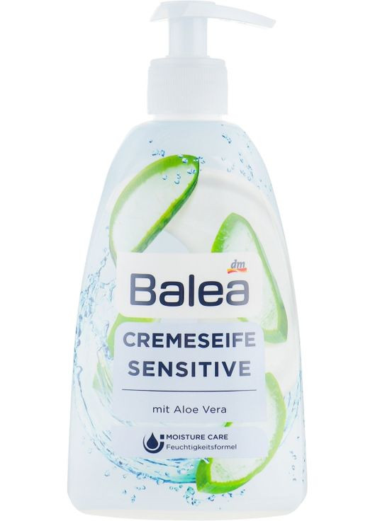 Жидкое крем-мыло из алоэ вера Sensitive 500ml (780708-27990) Balea (368660924)