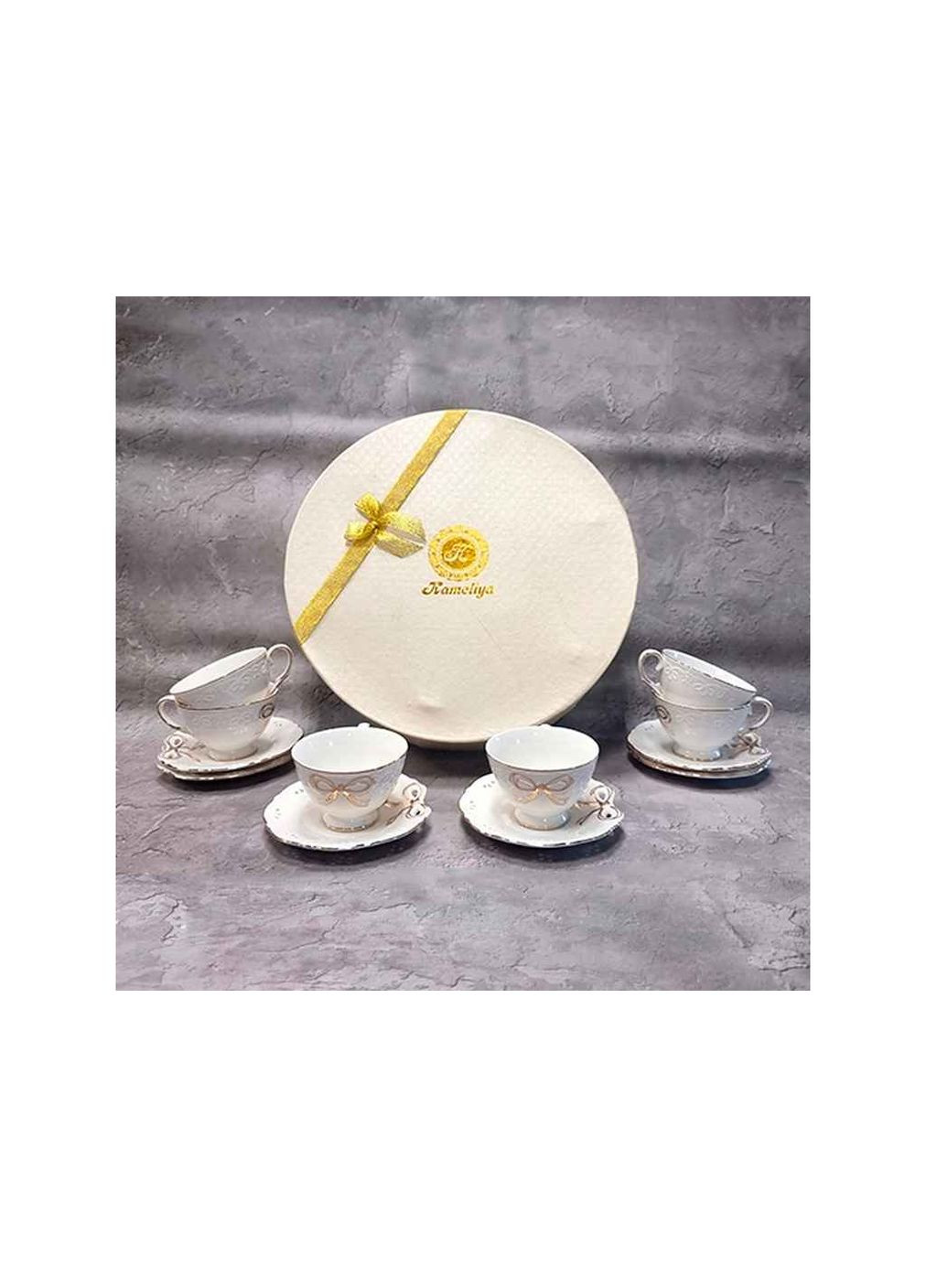 Сервиз чайный 12пр. 1754 Белый бант SNT (357222192)