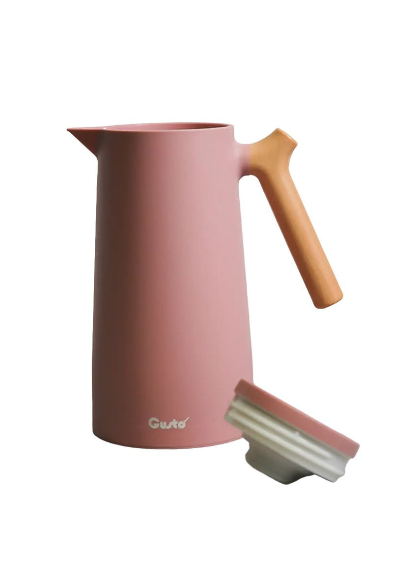 Термос-глечик Погоджень GTP002-2 1000 мл рожевий Gusto (360643302)