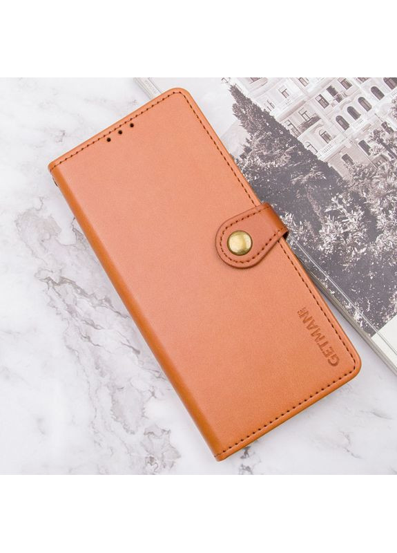 Шкіряний чохол-книжка Gallant (PU) для Samsung Galaxy S24 Ultra Brown Getman (351362234)