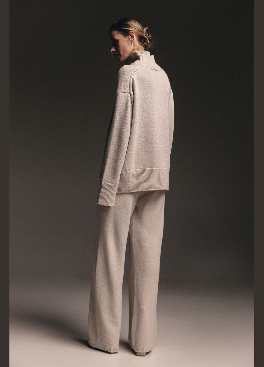 Брюки с добавлением шерсти мериноса Молочный 8002 Papaya (282723123)