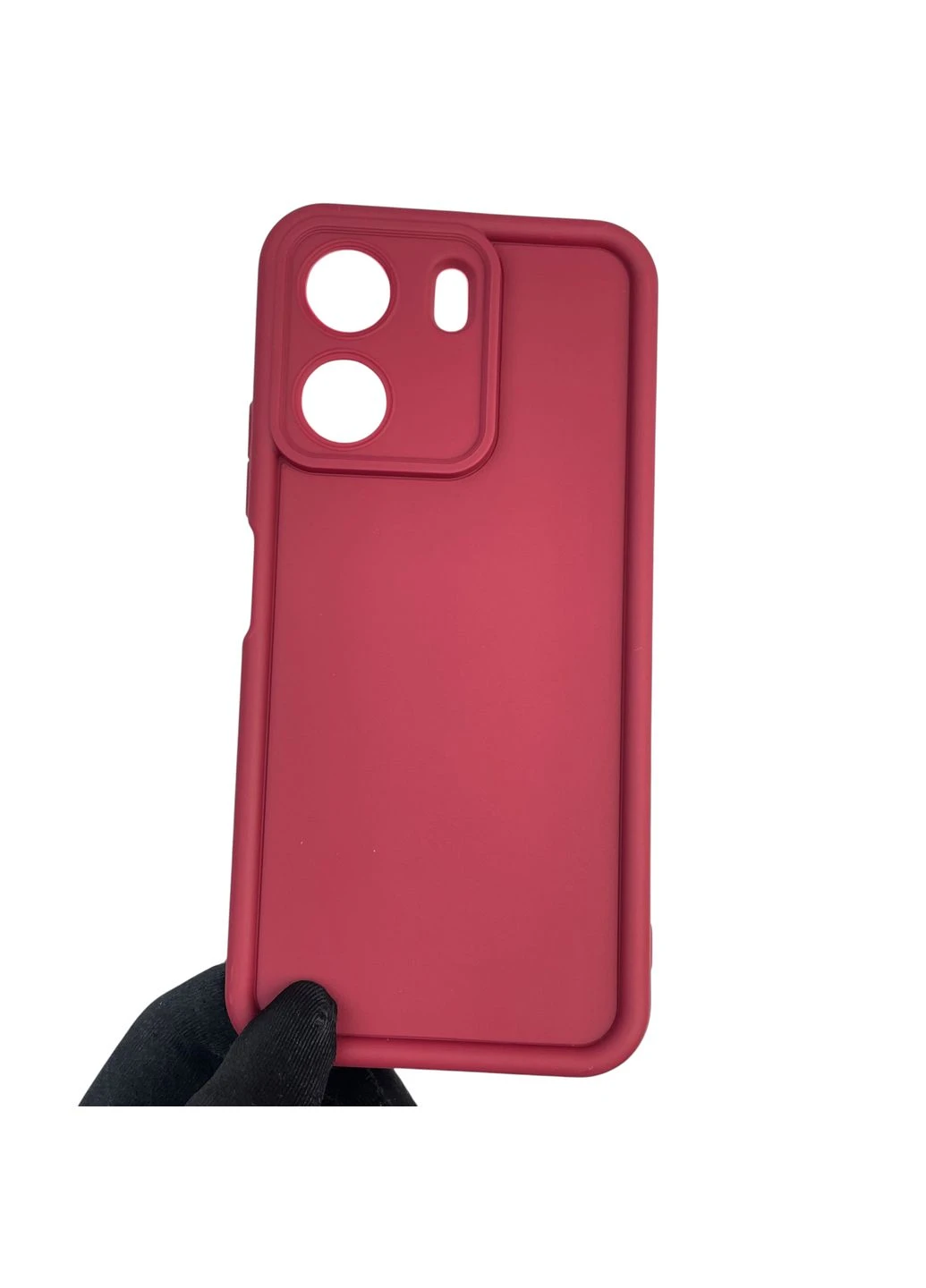 Чохол силіконовий Soft Touch для Poco C65 бордовий (Повний захист камери) Xiaomi (366387596)