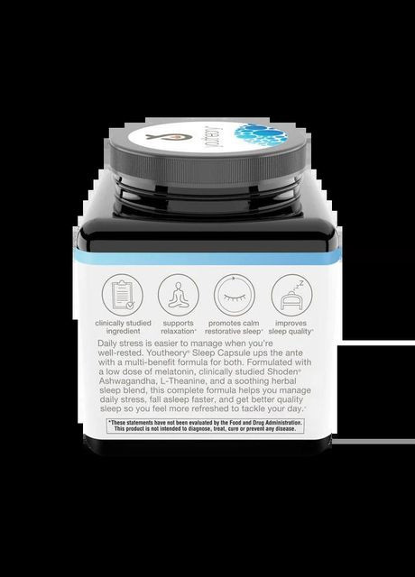 Витамины Sleep Capsule outheory Мелатонин+Ашваганда+L-теанин 60 капсул Youtheory (316322884)