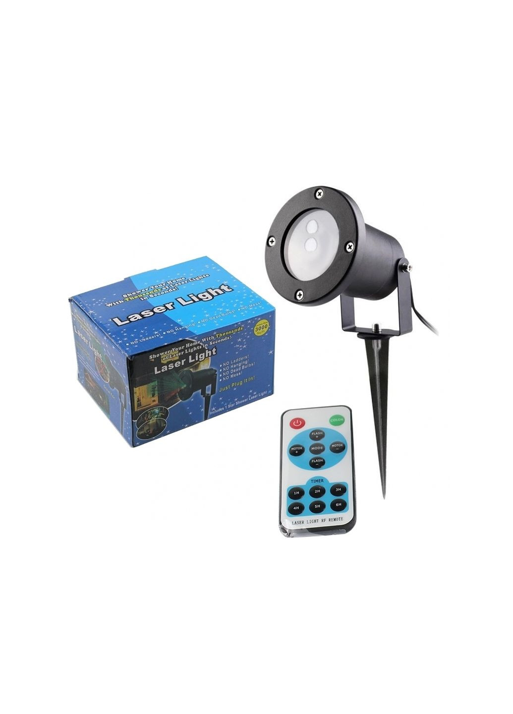 Уличный лазерный проектор Laser light с пультом управления для светового шоу дома и праздничных мероприятий. New Trend (315334784)