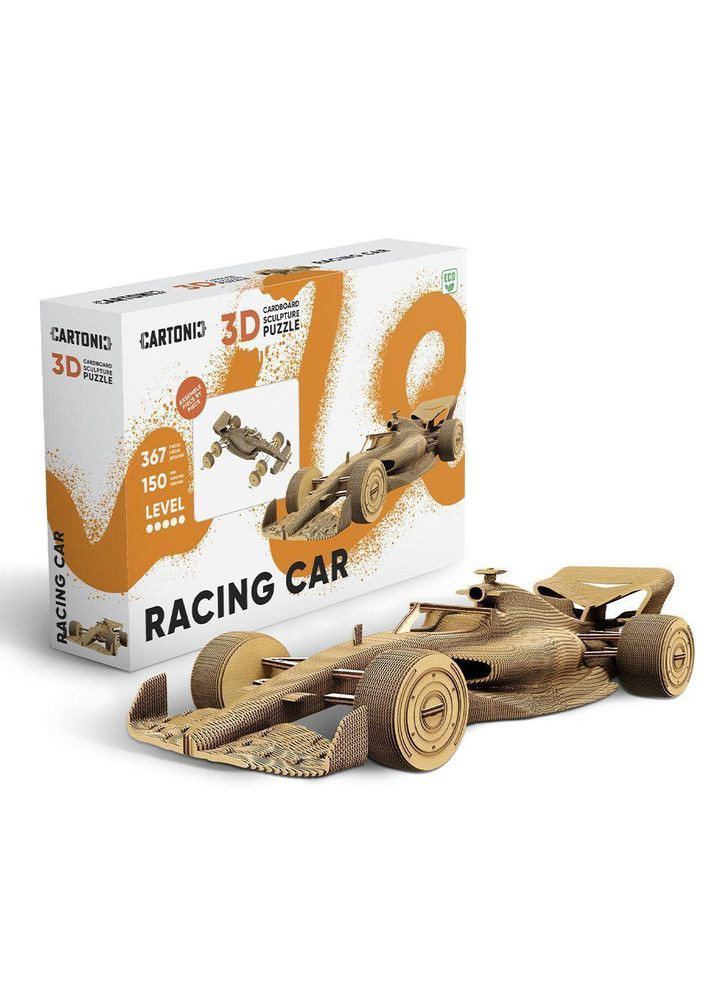Картонний конструктор " 3D Puzzle RACING CAR" Cartonic (313103169)