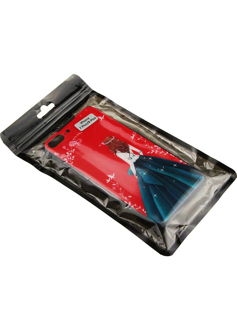 Чехол-накладка Glass Fashionable Case Apple iPhone 7 Plus/8 Plus Green Dress Girl Toto (301784186)