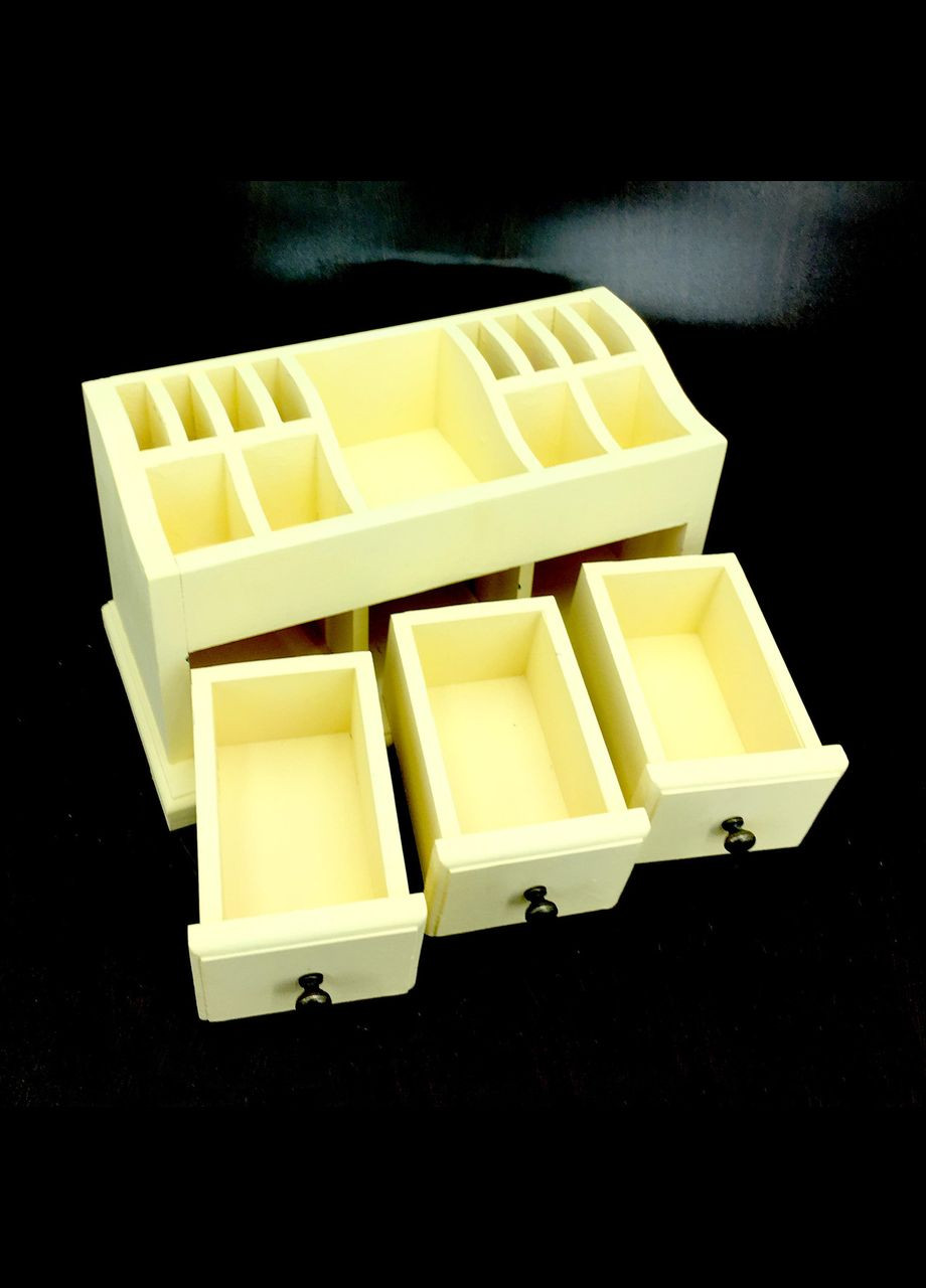 Органайзер настільний з дерева Хемлок лимонад (КНЦ-006251) No Brand (328225983)