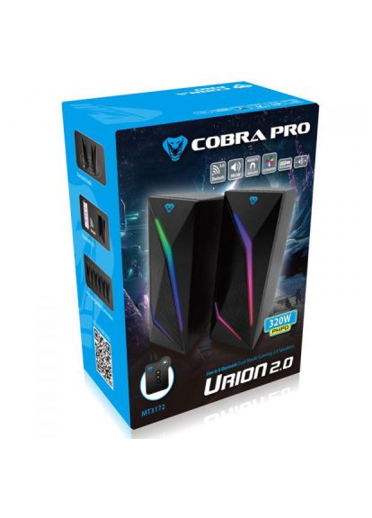 Акустична система (MT3172) Media-Tech Cobra PRO URION LED Light Black (366105279)