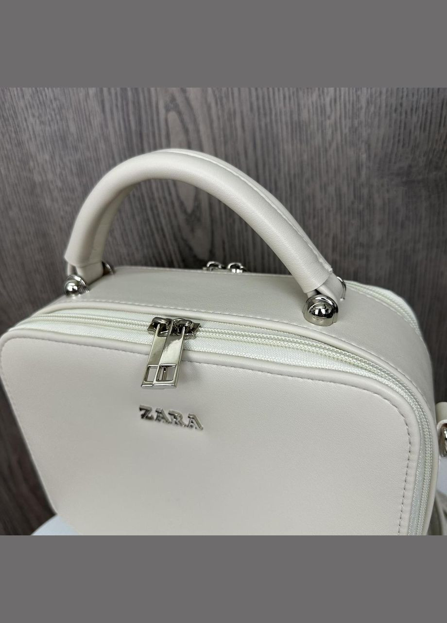 Класична каркасна міні сумочка на плече з екошкіри з металевою молочною фурнітурою (sku_972ММ) No Brand (330575977)