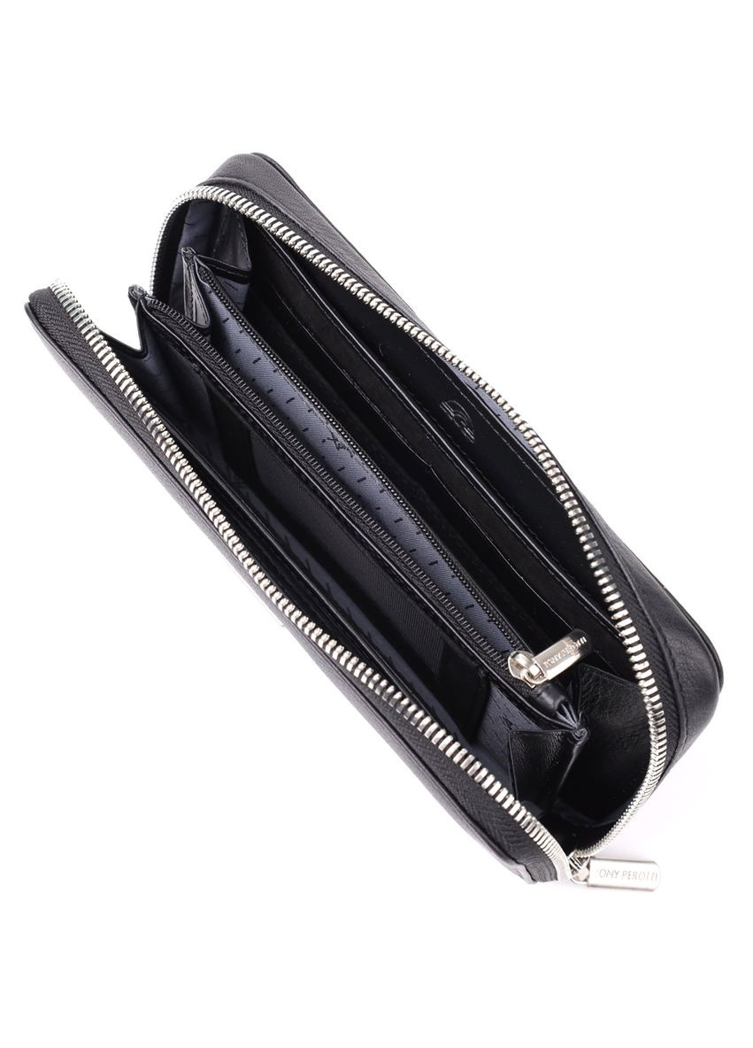 Жіночий гаманець на одне відділення із зернистої натуральної шкіри 20863_1 (3622 nero) Tony Perotti (362046789)
