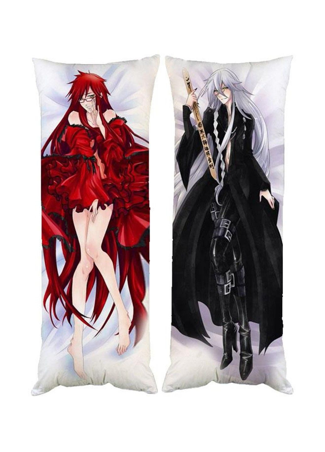 Подушка дакімакура Грель Саткліфф Жнець Трунар Темний Дворецький декоративна ростова подушка для обіймання двостороння No Brand (329432649)