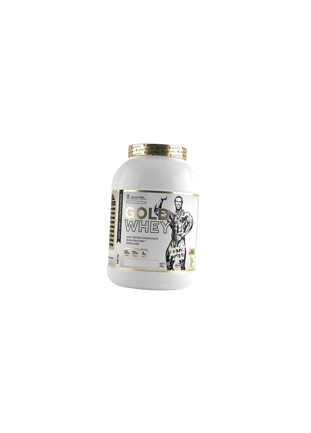 Концентрат Сывороточного Протеина с высоким содержанием белка, Gold Whey, 2000г. Клубника (29056009) Kevin Levrone (322723207)