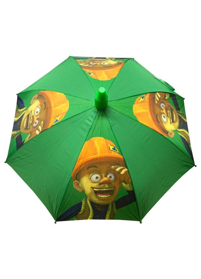 Зелёный детский зонтик sy-18 трость, 75 см (строитель) (330137153)