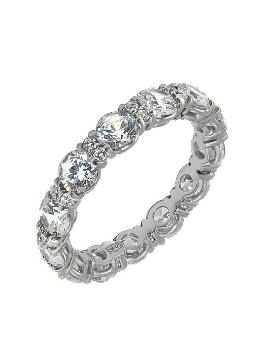 Серебряное кольцо с фианитами 18,5р UMAX (291018292)