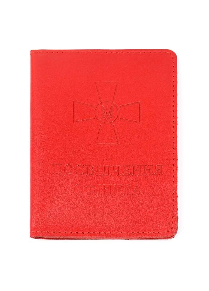 Кожаная обложка для удостоверения офицера Limary Lim3992GR красная No Brand (298808391)