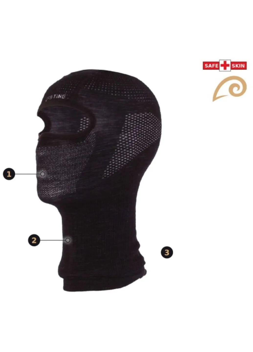 Lasting балаклава wukla чорний виробництво -