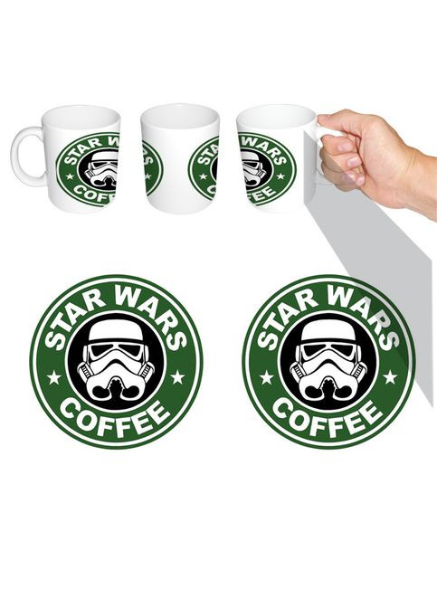 Чашка біла Зоряні Війни (z1189) No Brand (326996483)