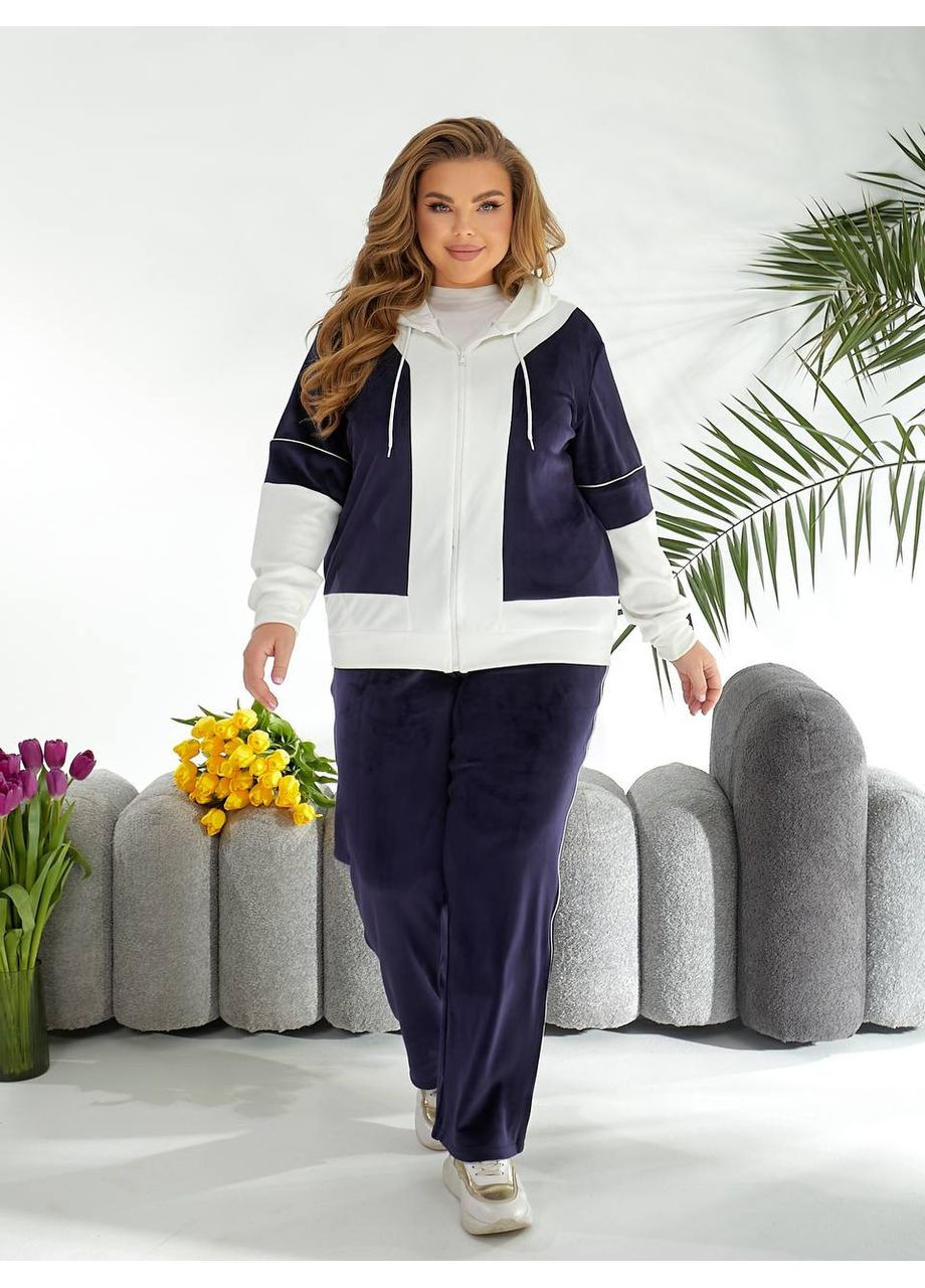 Прекрасно тянущийся костюм велюровый (замеры в описании) DK/DL Мода без кордонів (368458119)