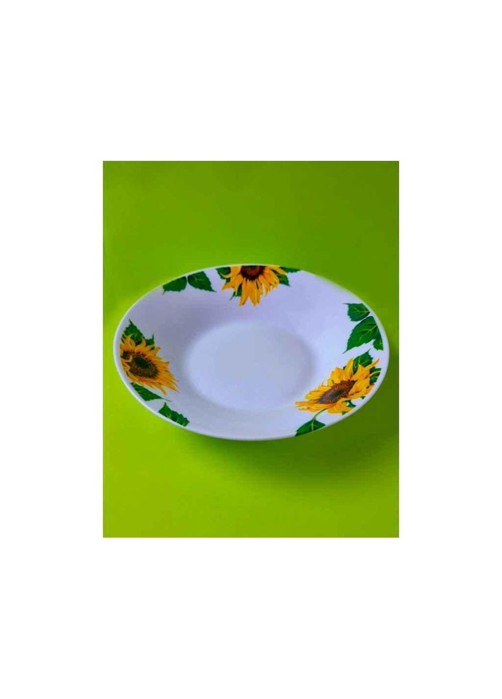 Тарілка супова 8 300031900 Соняшники 12шт ТМ SNT (304642514)