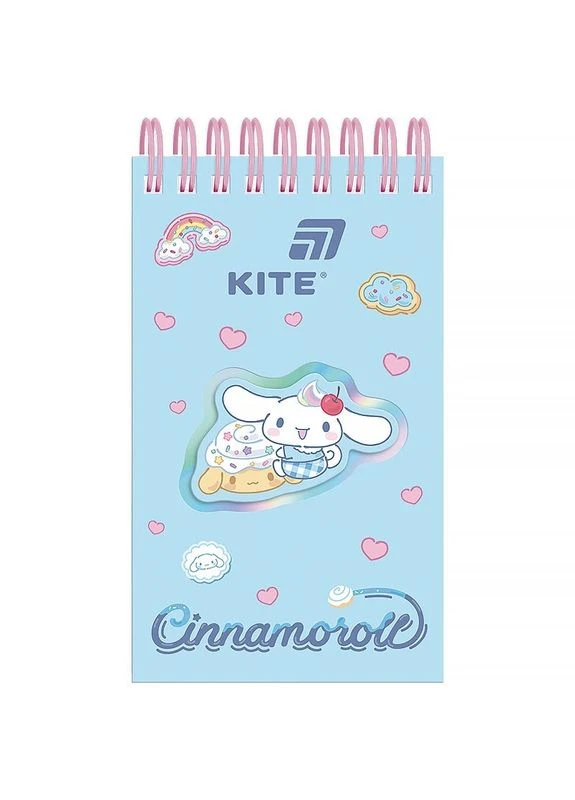 Блокнот А6/80арк. " " /CR26-279/ вирубка, спіраль Cinnamoroll (1/50) Kite (399772630)