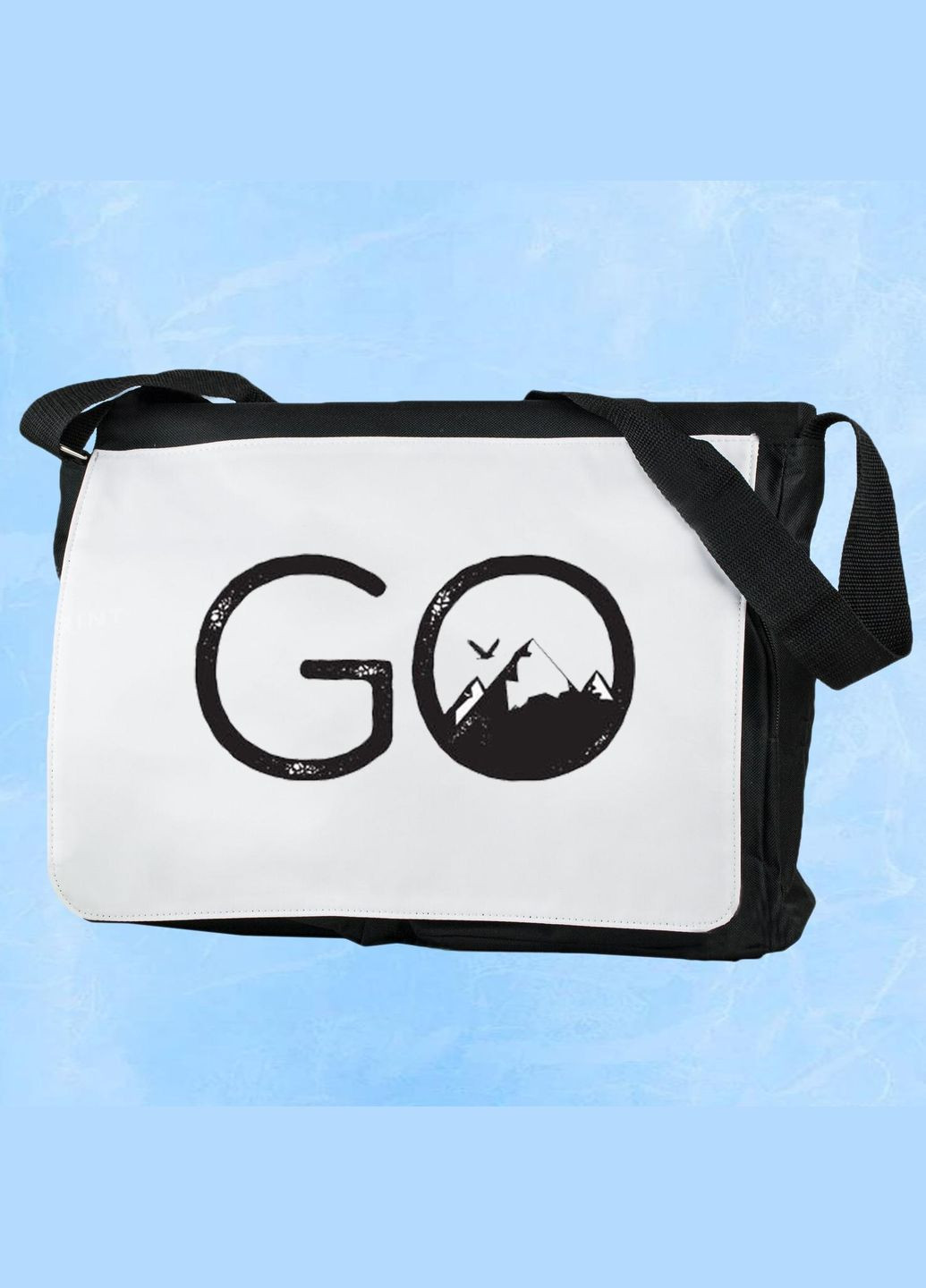 Мужская (женская) сумка через плечо для спортзала дорожная универсальная Кемпинг #023 Черный No Brand (322119585)