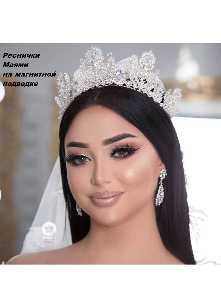 Набір багаторазові Лялькові вії Модель Miami + магнітна підводка Magnetic Lashes (366668557)