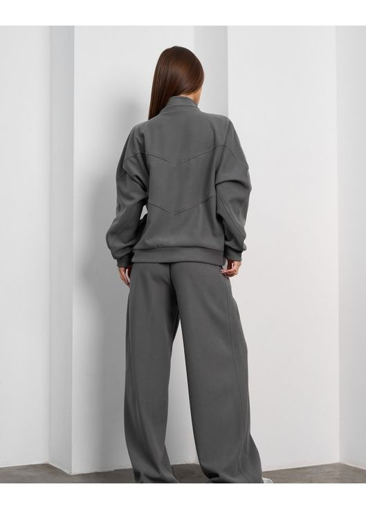 Костюм із утепленої еко-замші на велюрі ISSA PLUS (366081960)