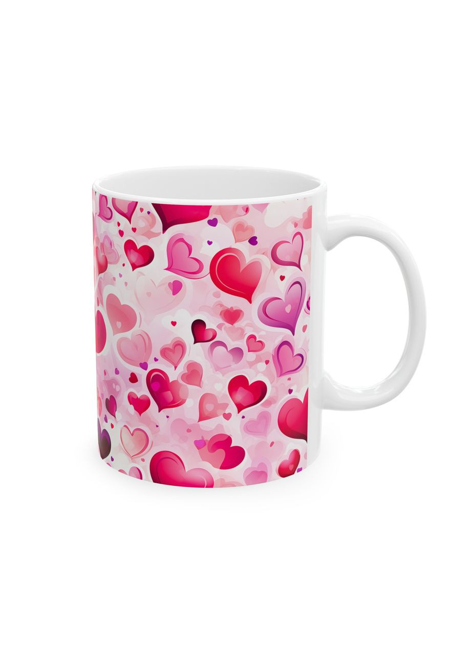 Керамическая чашка с дизайном "Палитра сердец" - 12 No Brand (368671695)