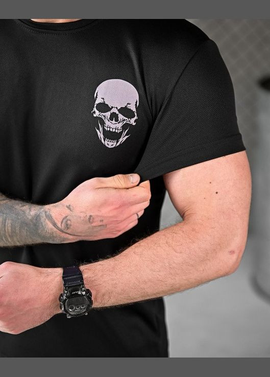 Тактический мужской летний костюм с принтом Дальше Бога нет черный No Brand