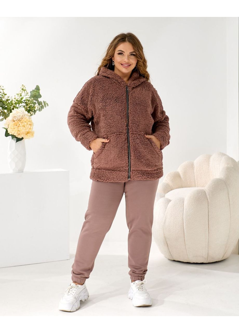 Костюм Тедді,кофта барашек Тедді на блискавці та штани тринитка гарної якості Україна (365671636)